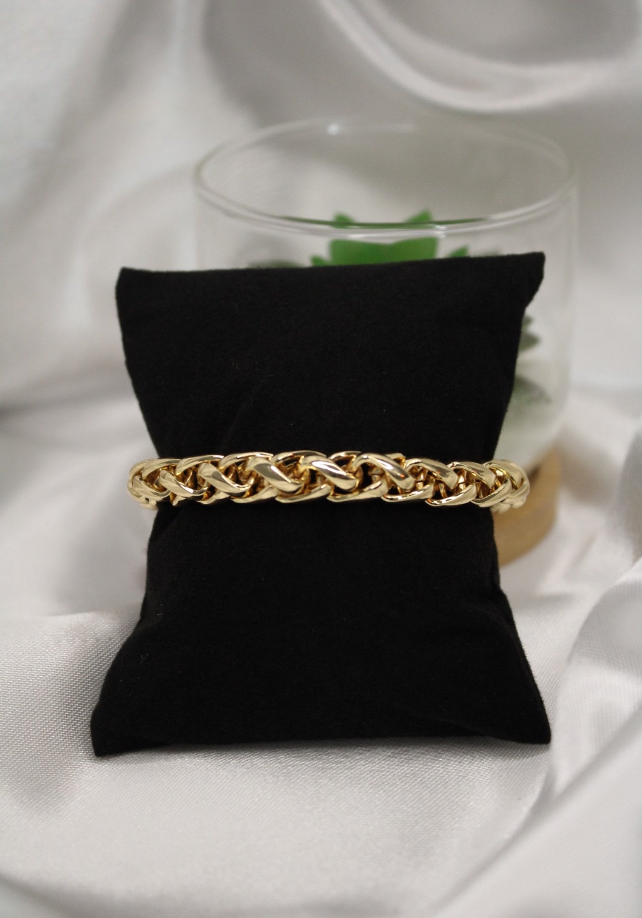 18K Gold Braided Bracelet