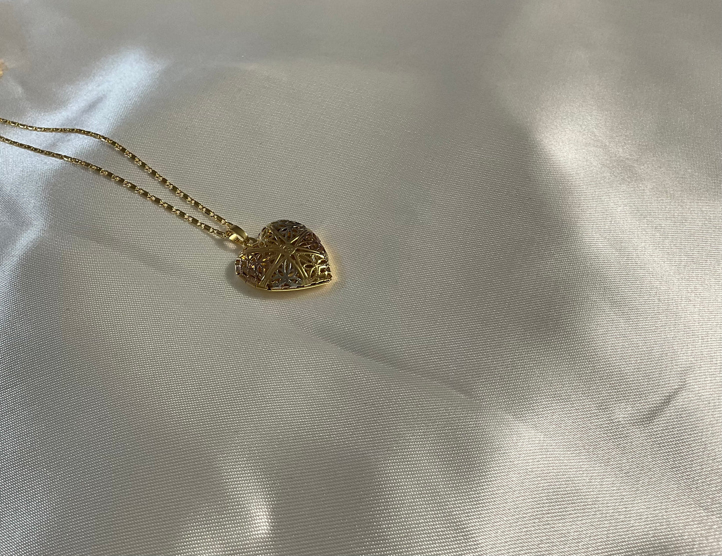 18K Gold Plated Necklace with heart