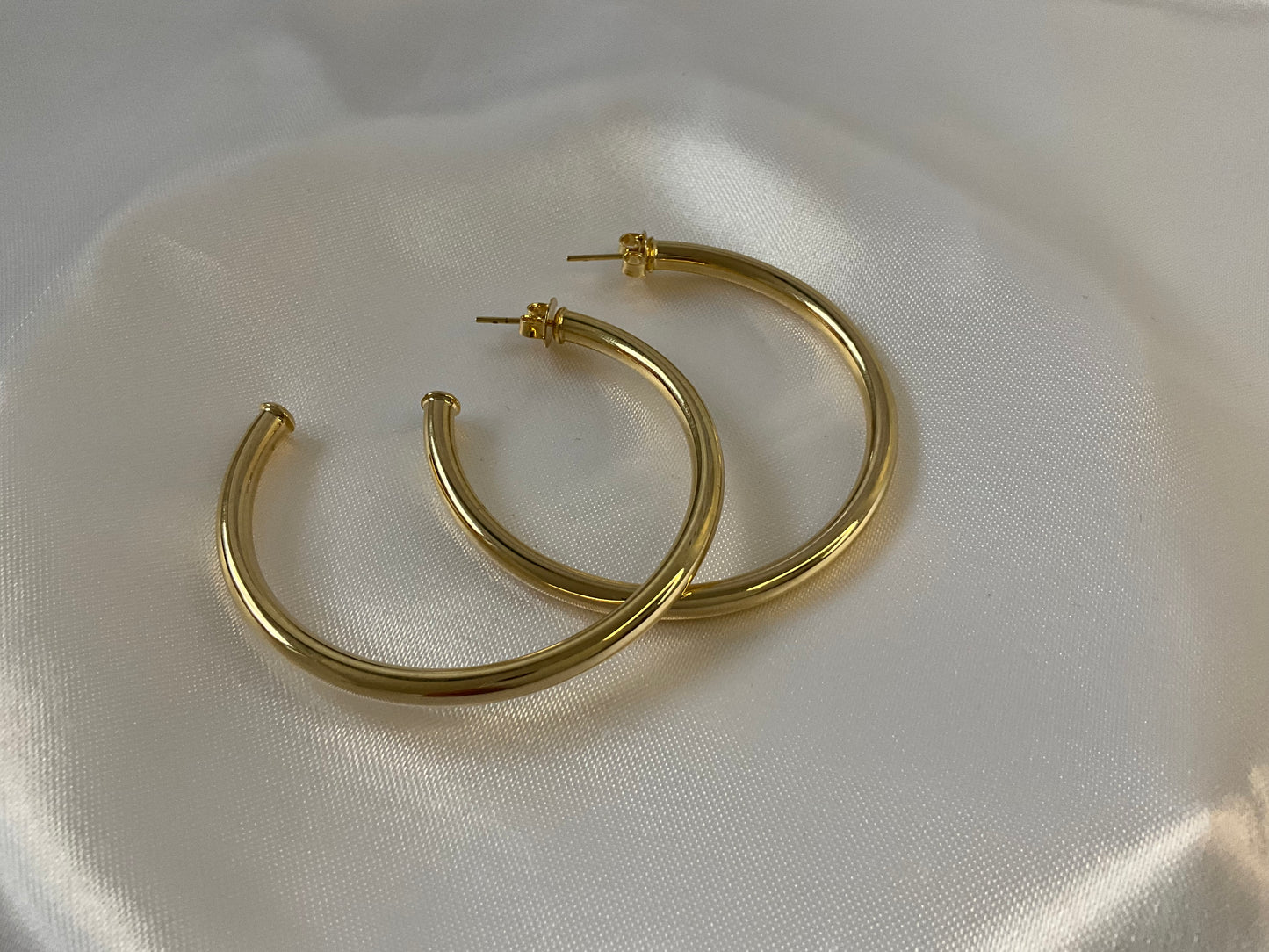 18K Gold Plated hoop Earrings