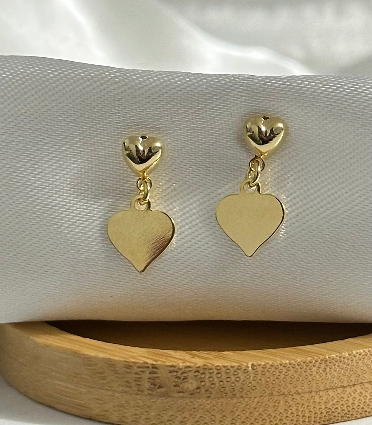 18K Gold Plated heart Earrings