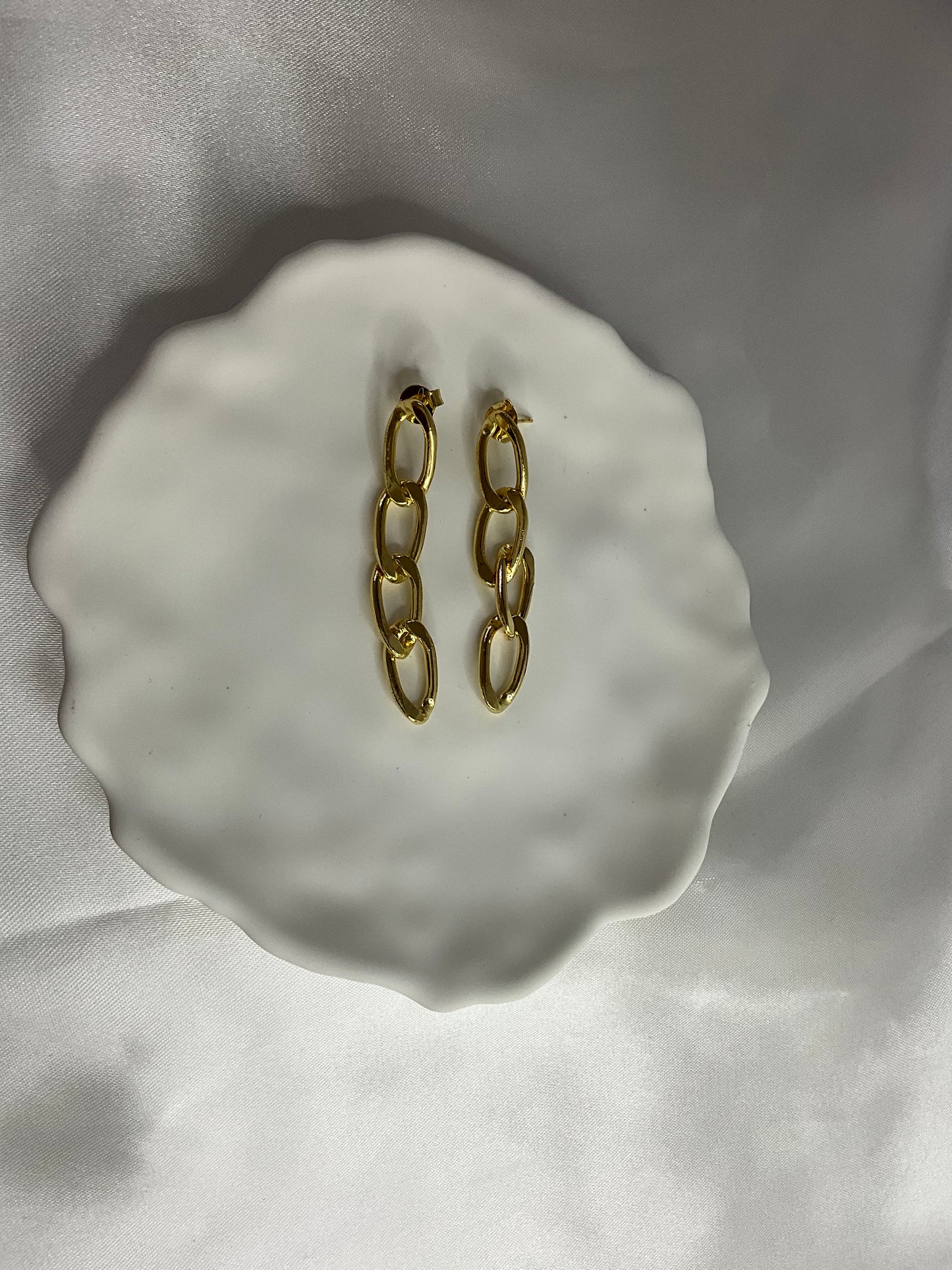 18K Gold Plated Earrings chain