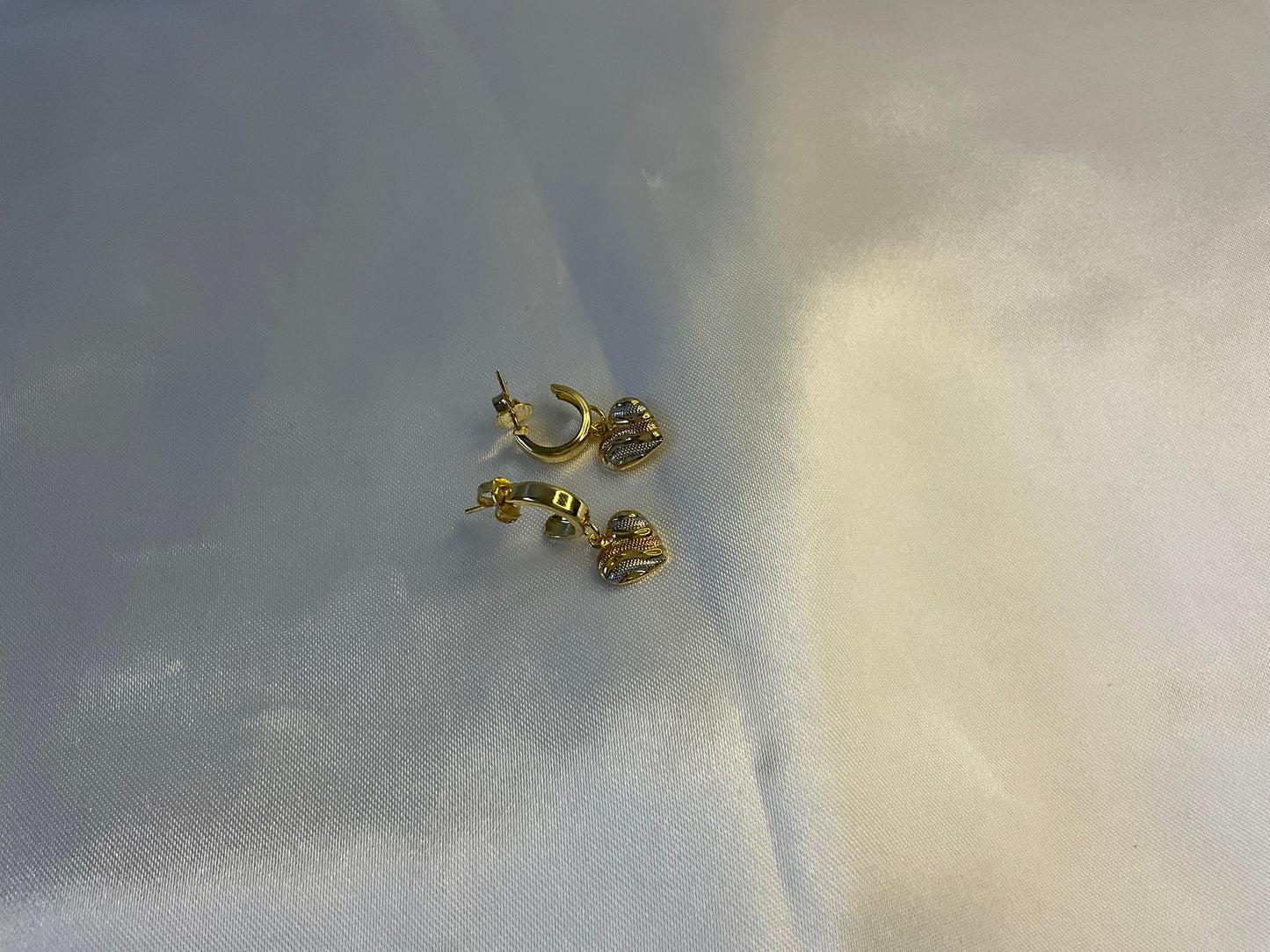 18 gold plated heart Earrings