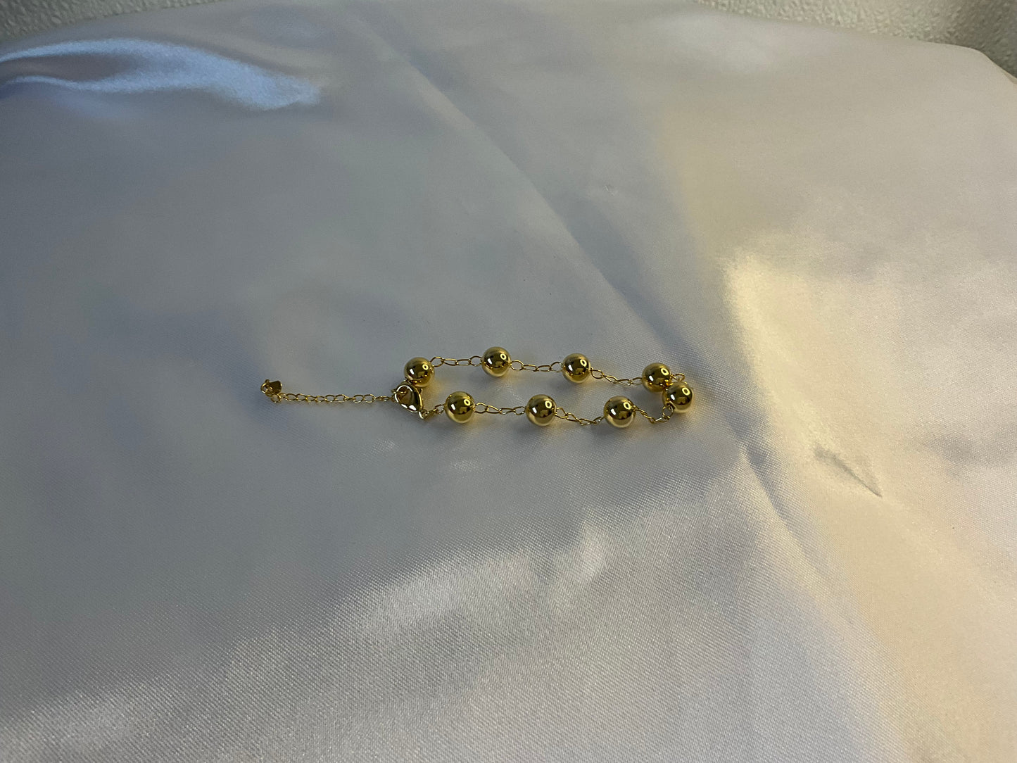 18k gold plated ball Bracelet